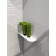 Sapho Abeline rockstone sarokpolc 30x10 cm, matt fehér AE300-0101