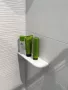 Sapho Abeline rockstone sarokpolc 30x10 cm, matt fehér AE300-0101