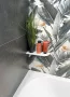 Sapho Abeline rockstone sarokpolc 30x10 cm, matt fehér AE300-0101