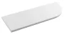 Sapho Abeline rockstone sarokpolc 30x10 cm, matt fehér AE300-0101