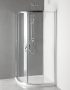 Sapho Gelco Sigma zuhanykabin 90x90x190 cm transzparent üveg, zuhanytálcával, króm profil AG4290