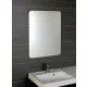 Sapho ISHAPE Tükör, 50x90cm, lekerekített sarkokkal, akasztó nélkül AG495
