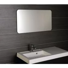   Sapho ISHAPE Tükör, 100x50cm, lekerekített sarkokkal, akasztó nélkül AG510