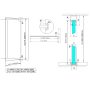 Polysan Architex Line beépítési szett max szélesség 160 cm padlóhoz / falhoz / mennyezethez, króm AL2816