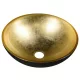 Sapho Murano üvegmosdó 40x14 cm, arany/fekete AL5318-77