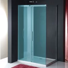   Polysan Altis Line oldalfal 100x200 cm zuhanyajtóhoz, transzparent üveg, króm AL6115C