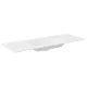 Sapho Aruba Rockstone beépíthető mosdó 130x51,5 cm matt fehér AR130-B1M