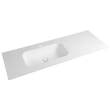  Sapho Aruba Rockstone beépíthető mosdó 190x51,5 cm balos AR190-B1L