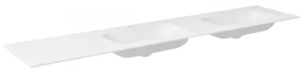 Sapho Aruba Rockstone beépíthető duplamosdó 220x51,5 cm jobbos AR220-B2R