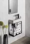 Sapho Small Crest jobbos beton mosdó 40x22cm, fehér homokkő AR413