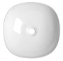 Sapho Moro pultra szerelhető kerámia mosdó 41x41 cm, fehér AR420