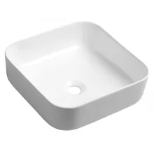   Sapho Prata pultra szerelhető kerámia mosdó 39,5x14x39,5 cm, fehér AR423