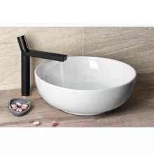   Sapho Rondane pultra szerelhető kerámia mosdó 40x14 cm, fehér AR435