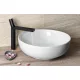 Sapho Rondane pultra szerelhető kerámia mosdó 40x14 cm, fehér AR435