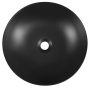 Sapho Rondane pultra szerelhető kerámia mosdó 40x14 cm, matt fekete AR435B