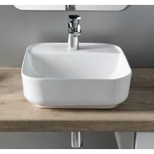   Sapho Molveno pultra szerelhető kerámia mosdó 39,5x39,5 cm, fehér AR453