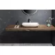Sapho INFRANE beton mosdótál Click Clack lefolyóval 57x37cm, fehér homokkő AR460