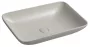Sapho INFRANE beton mosdótál Click Clack lefolyóval 57x37cm, fehér homokkő AR460