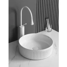   Sapho Picobello furat nélküli kerámia mosdótál 37 cm, fehér AR484
