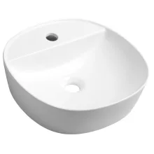   Sapho Lugano pultra szerelhető kerámia mosdó 41x11,5 cm, fehér AR491