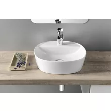   Sapho Lugano pultra szerelhető kerámia mosdó 41x11,5 cm, fehér AR491
