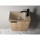 Sapho Agos beton kézmosó 40x22 cm, homok kivitelben