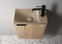 Sapho Agos beton kézmosó 40x22 cm, homok kivitelben