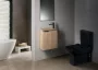 Sapho Agos beton kézmosó 40x22 cm, homok kivitelben