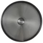 Sapho Aurum Pultra ültethető inox mosdó Click-Clack lefolyóval 38x11 cm, antracit AU101