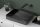 Sapho Aurum Pultra ültethető inox mosdó Click-Clack lefolyóval 50x35 cm, antracit AU103