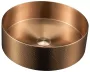 Sapho Aurum Pultra ültethető inox mosdó Click-Clack lefolyóval 38x11 cm, matt réz AU301-T