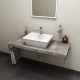 Sapho Avice mosdópult, 90x49,5 cm, cement szürke AV097
