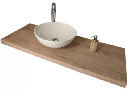 Sapho AVICE mosdótartó pult 140x49,5 cm, roveri tölgy AV144