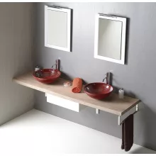 Sapho Avice mosdópult 230x49,5 cm, roveri tölgy AV234