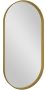 Sapho Avona ovális tükör 50x100 cm, matt arany kerettel AV500G