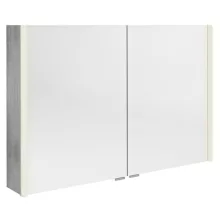   Sapho Alix tükrösszekrény LED világítással 106x70x17,5 cm, ezüst tölgy AX106-0011