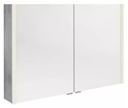 Sapho Alix tükrösszekrény LED világítással 106x70x17,5 cm, ezüst tölgy AX106-0011