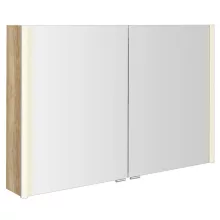   Sapho Alix tükrösszekrény LED világítással 106x70x17,5 cm, alabama tölgy AX106-0022