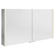   Sapho Alix tükrös szekrény LED világítással 126x70 cm, ezüst tölgy AX126-0011