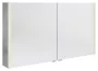 Sapho Alix tükrös szekrény LED világítással 126x70 cm, ezüst tölgy AX126-0011