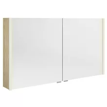   Sapho Alix tükrös szekrény LED világítással 126x70 cm, bardíni szilva AX126-0013