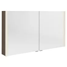   Sapho Alix tükrös szekrény LED világítással 126x70 cm, rusztikus fenyő AX126-0016