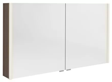Sapho Alix tükrös szekrény LED világítással 126x70 cm, rusztikus fenyő AX126-0016