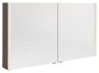 Sapho Alix tükrös szekrény LED világítással 126x70 cm, rusztikus fenyő AX126-0016