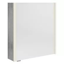   Sapho Alix tükrös szekrény LED világítással 66x70 cm, ezüst tölgy AX166-0011