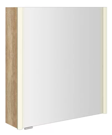 Sapho Alix tükrös szekrény LED világítással 66x70 cm, alabama tölgy AX166-0022