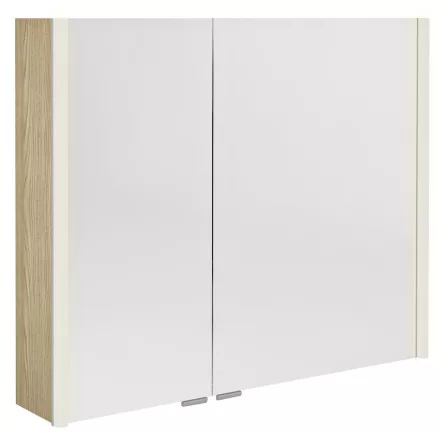 Sapho Alix tükrös szekrény LED világítással 86x70 cm, bardíni szilva AX186-0013