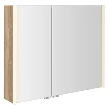   Sapho Alix tükrös szekrény LED világítással 86x70 cm, alabama tölgy AX186-0022