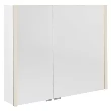   Sapho Alix tükrös szekrény LED világítással 86x70 cm, fényes fehér AX186-0030