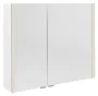 Sapho Alix tükrös szekrény LED világítással 86x70 cm, fényes fehér AX186-0030